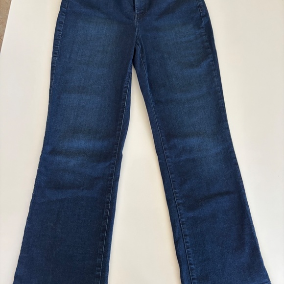 NYDJ Size 8 Blue Jean Straight Soft Jean Marilyn Straight Lift Tuck Tech NWT - Picture 2 of 16